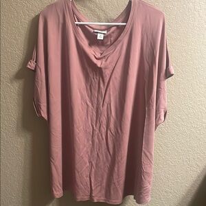 Ava & Viv Mauve Short Sleeve Tee